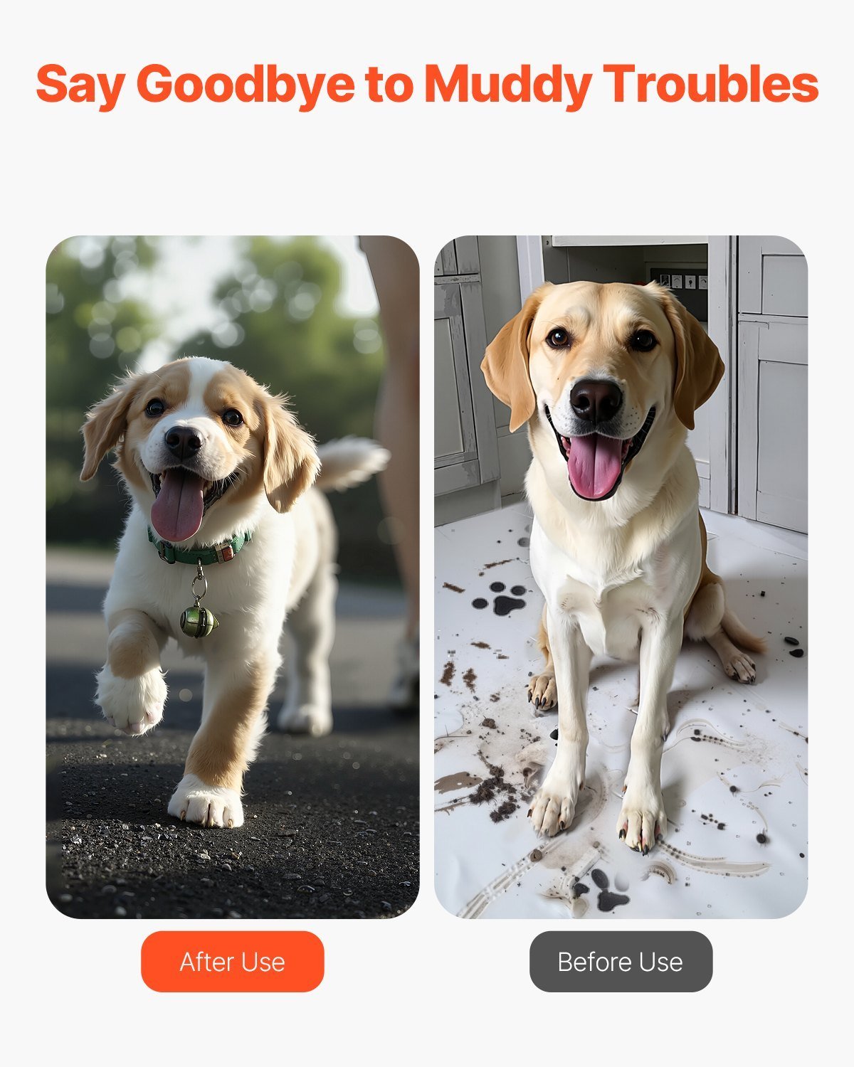 Rubber mulch mat blocking weeds in flower bed